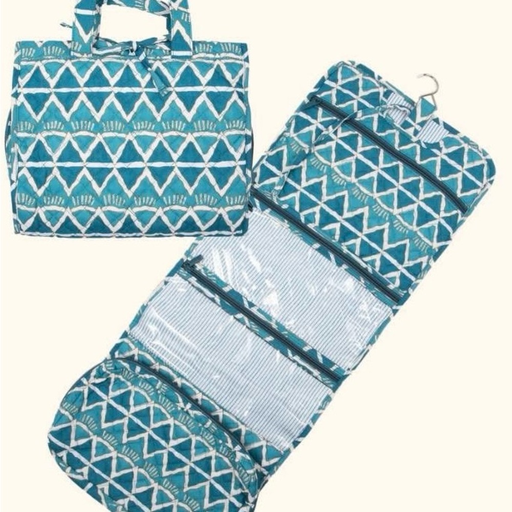 Sunshine Daydream Quilted Make-up, Jewelry, & Toiletry bag (NWT)